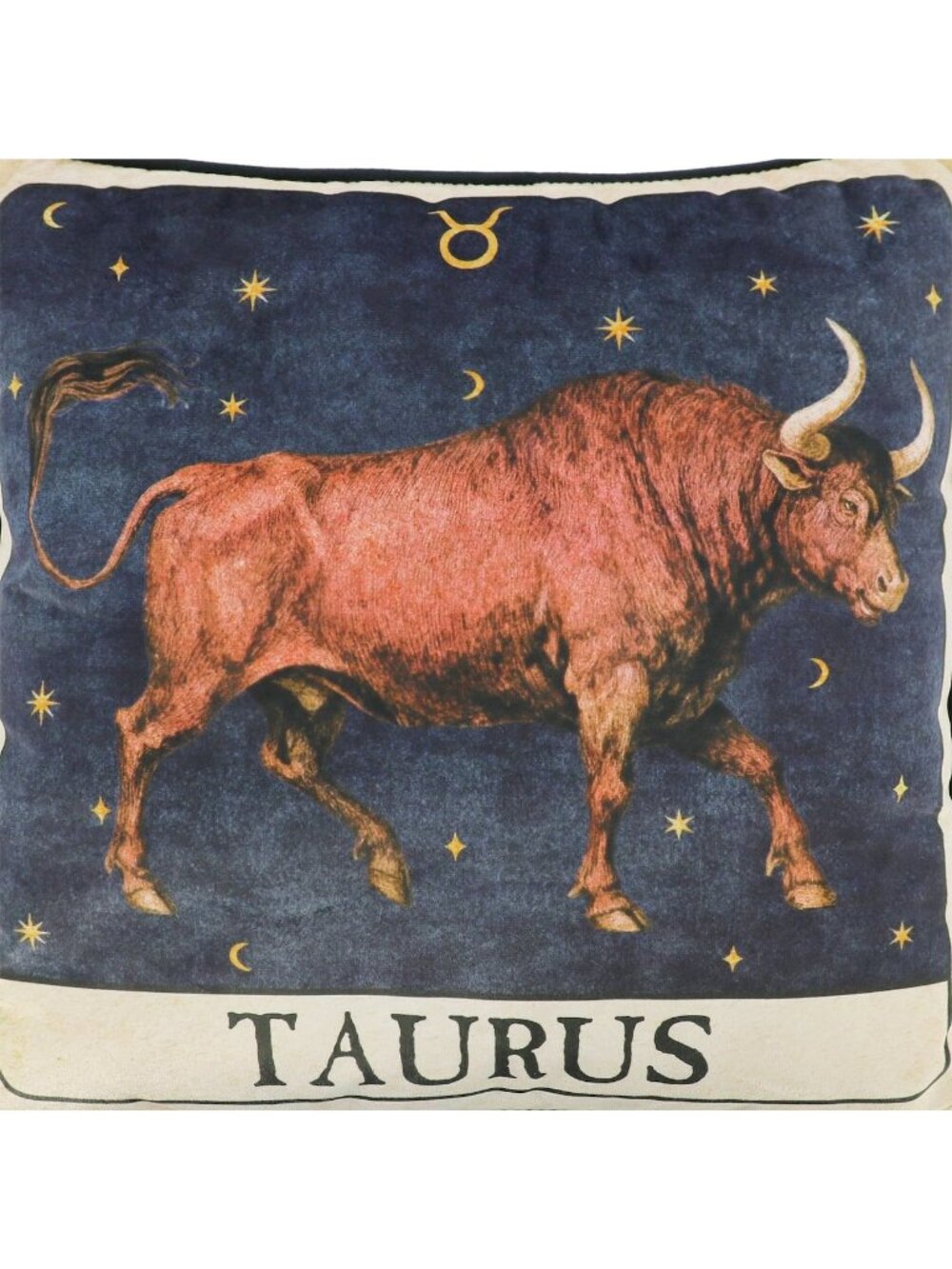 NWT Cosmic Taurus Bull Astrology Zodiac Pillow Halloween Decor Michaels Ashland